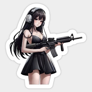 Tactical Girl Sticker